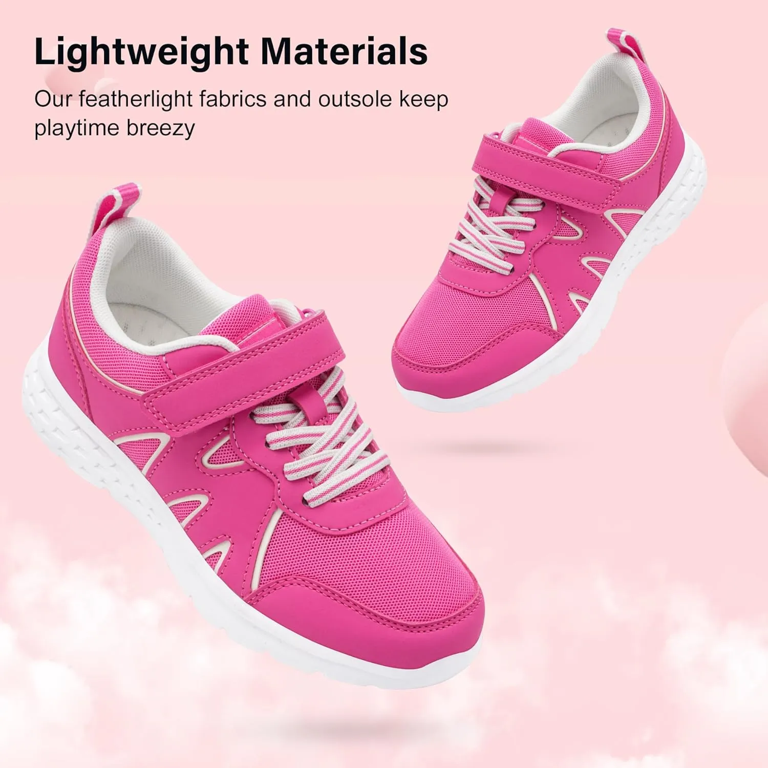 Stelle Kids Shoes Boys Girls Running Sneakers Athletic Lightweight Breathable Non Slip Walking Tennis Shoes for Toddler/Little Kid/Big Kid