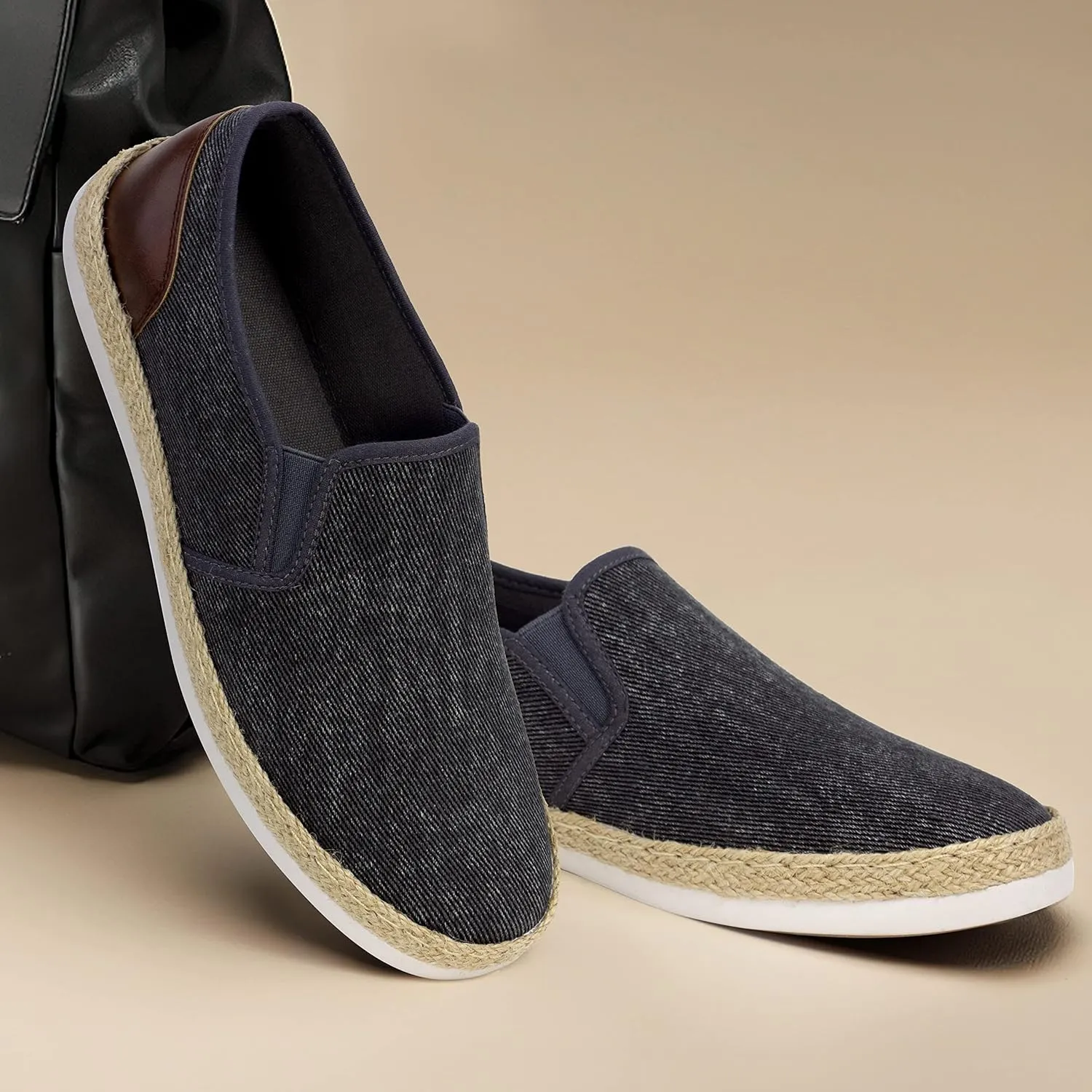 TOBER Men's Casual Slip-on Loafers Boat Shoes Non-Slip Walking Shoes Fashion Sneakers for Men Leisure Lightweight Comfortable