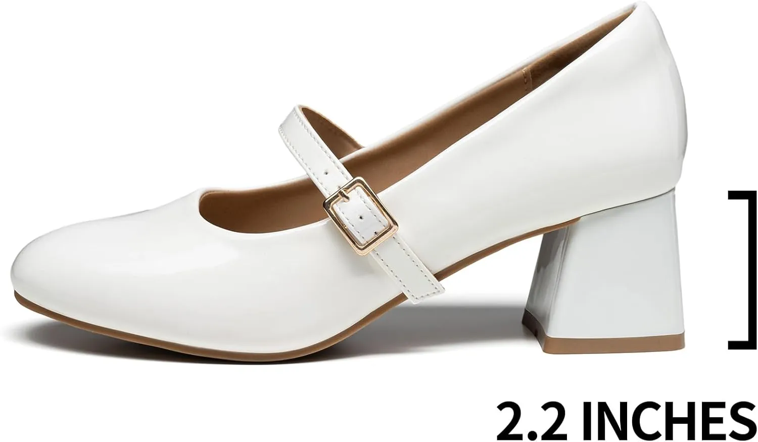 Trary Mary Jane Shoes Women, Chunky Mary Janes Heels for Women Shoes Dressy Casual, Dress Shoes for Women Block Heels Closed Toe Mary Jane Pumps