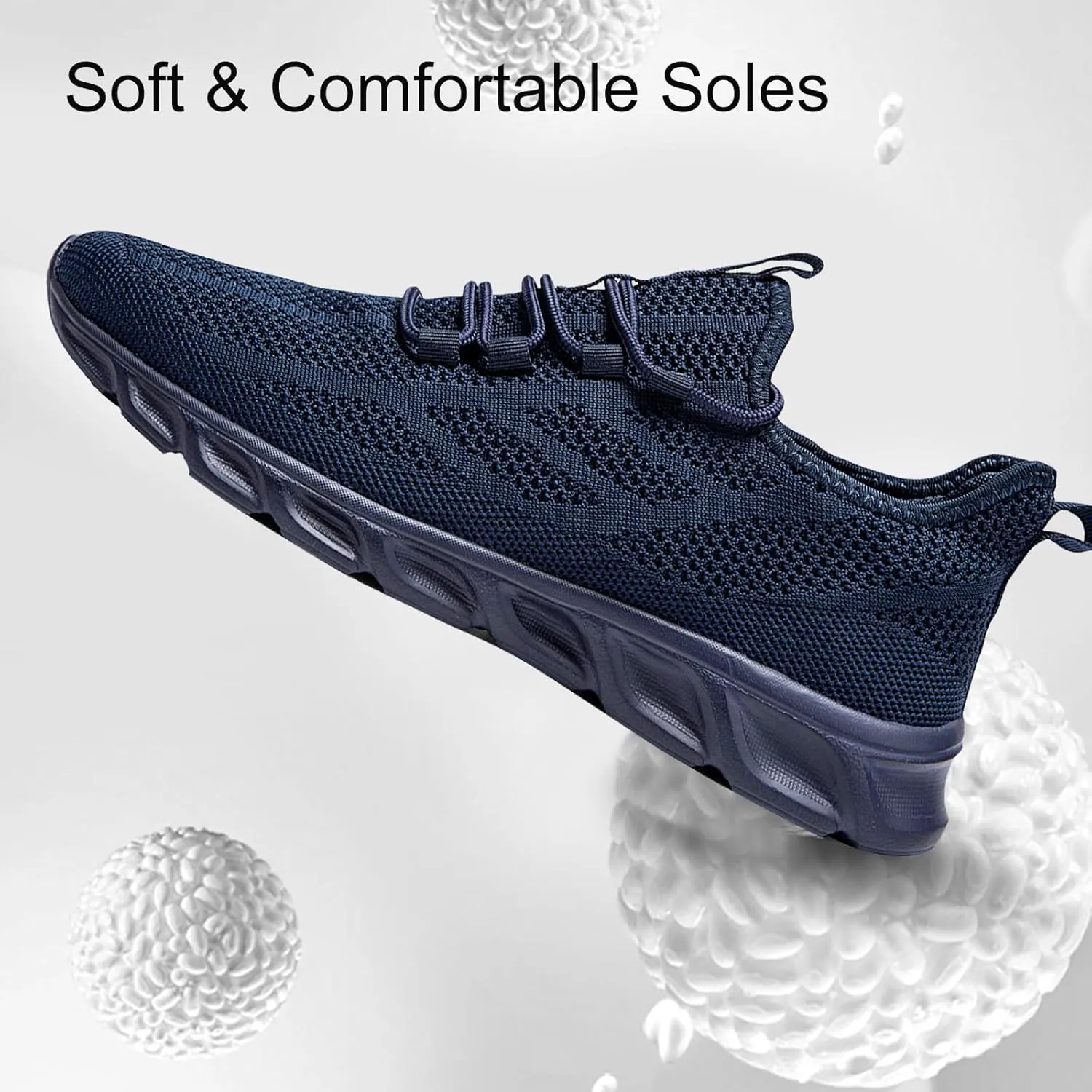 WCIDFY Mens Running Shoes Mesh Breathable Tennis Shoes Lightweight Walking Sneakers Comfortable for Gym