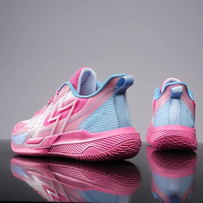 Women Basketball Shoes Fashion Sneakers Comfortable Unisex Athletic Lightweight Non Slip Outdoor Sport Volleyball Shoes