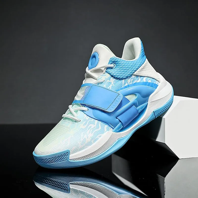 Women Men Basketball Shoes Breathable Anti Slip Wear Resistant Super Light Basketball Sneakers Outdoor Cushioning Workout Fashion Running Sneakers