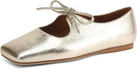 Women's Flats Soft Faux Leather Mary Jane Flats Comfortable Ballet Flats Business Casual Work Square Toe Slip On Dress Mary Jane Shoes