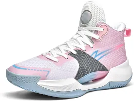 Womens Mens Basketball Shoes Fashion Athletic Sneakers Breathable Leightweight Non Slip High Top Outdoor Sport Shoe