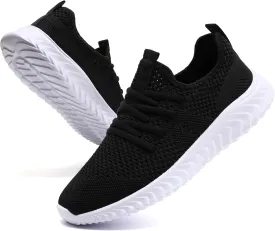 Womens Tennis Shoes Running Shoes - Gym Sneakers Shoes Walking Workout Shoes Non Slip Walking Athletic Slip On Lightweight Breathable Shoes