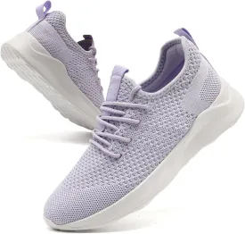 Women's Walking Shoes Tennis Sneakers Casual Lace Up Lightweight Running Shoes Slip On Gym Out Workout Shoes