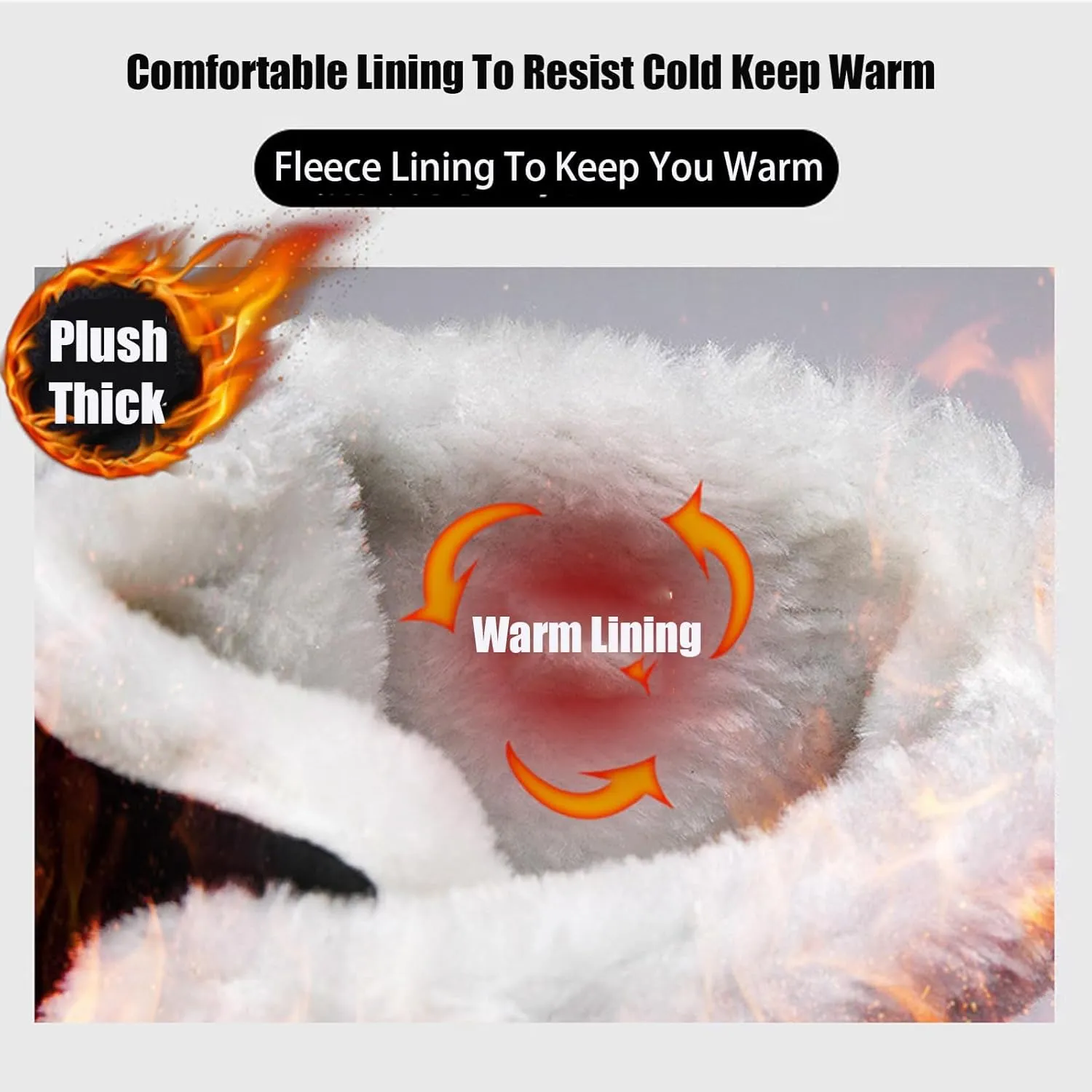 Women'S Waterproof Lace-Up Platform Snow Boots Comfort Warm Fur Lined Lightweight Non-Slip Winter Boots For Travel Work